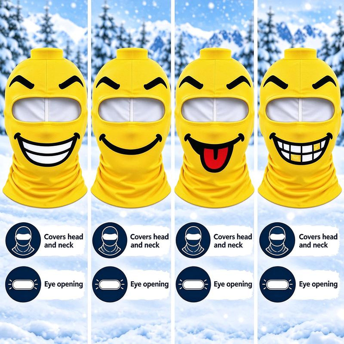 Funny Face Ski Mask Balaclava